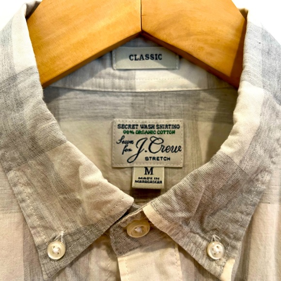 J. Crew Organic Cotton Button Down - Medium - Picture 1 of 3